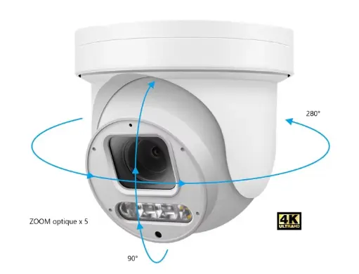 [XM-CAM/PTZ-5Mp] XM CAMERA IP PTZ 5MP POE NIGHT VISION