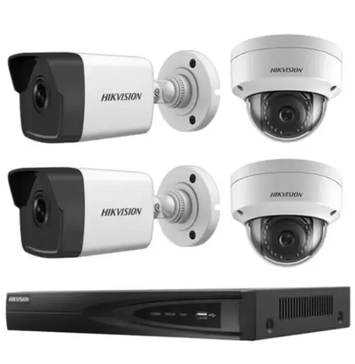 [OSCAR-KITCAM/4] OSCAR VISION KIT VIDEOSURVEILLANCE 4 caméras 4Mp + 4 cordons Rj45 20m + 1 NVR 4Ch